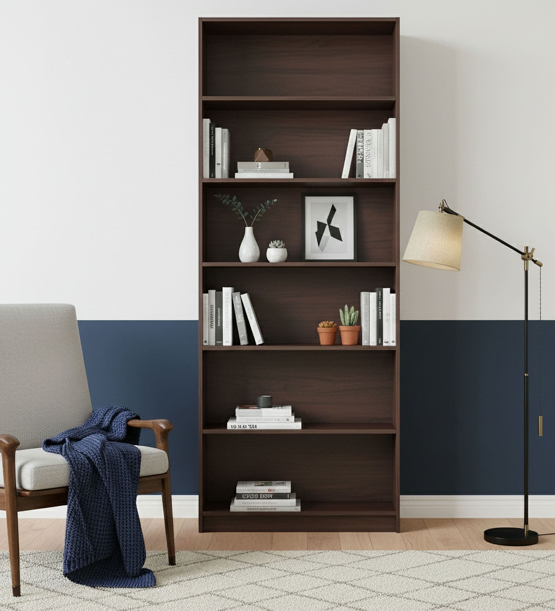 Стеллаж Билли 01 венге дизайн IKEA Стеллаж Билли 01 венге дизайн IKEA