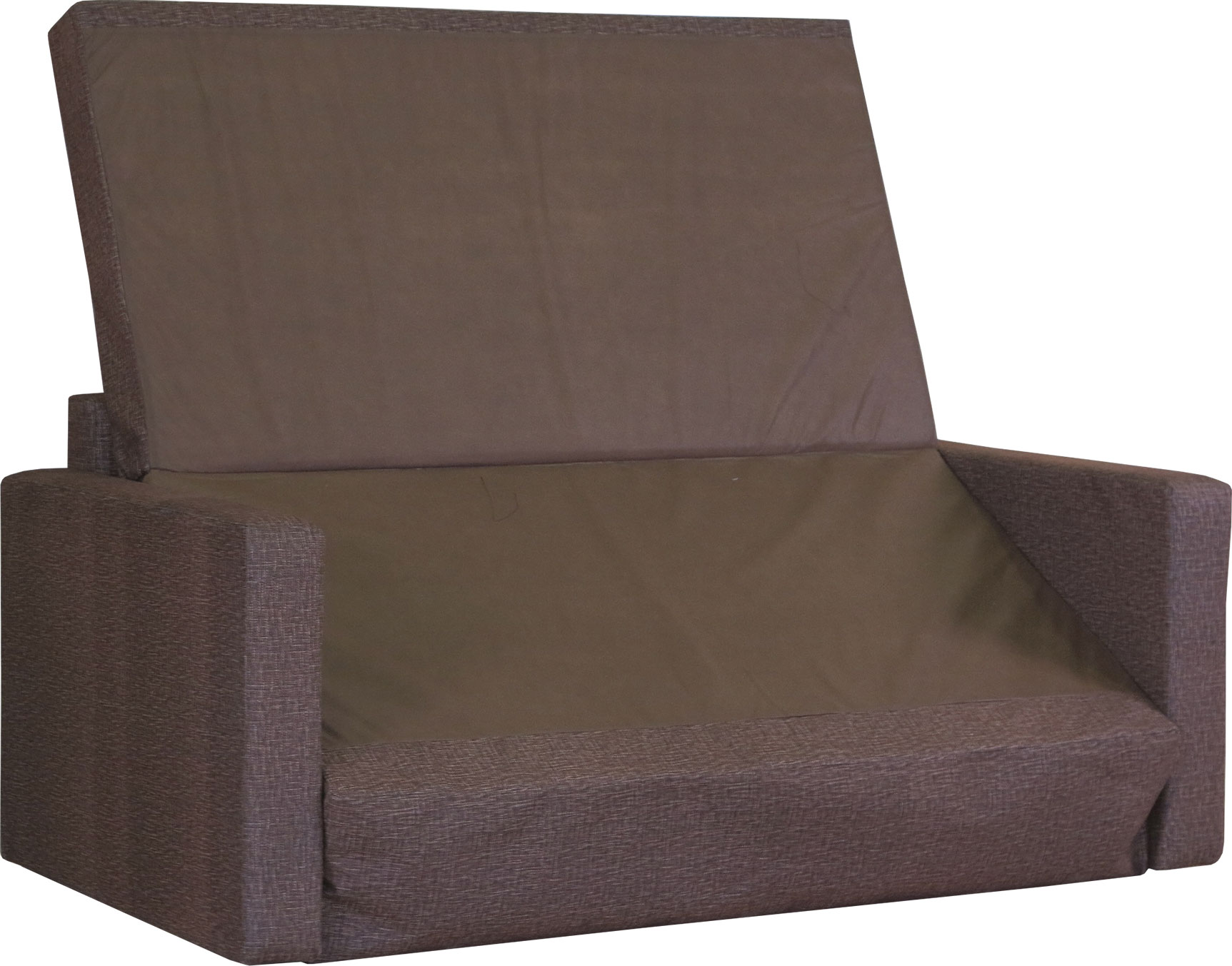 Выкатной диван Бит 2 велюр коричневый