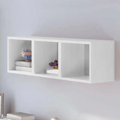 Полка навесная Билли FS белый дизайн IKEA в интерьере