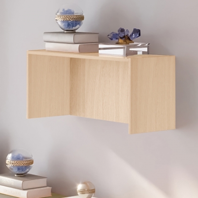 Полка верхняя Билли FS дуб молочный дизайн IKEA в интерьере