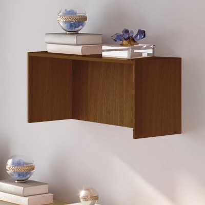 Полка верхняя Билли FS орех экко дизайн IKEA в интерьере