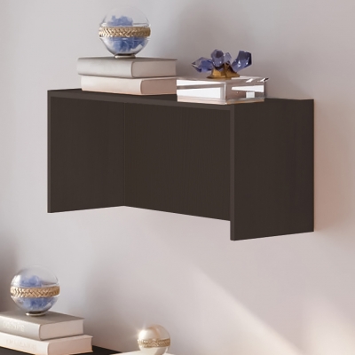 Полка верхняя Билли FS венге дизайн IKEA в интерьере