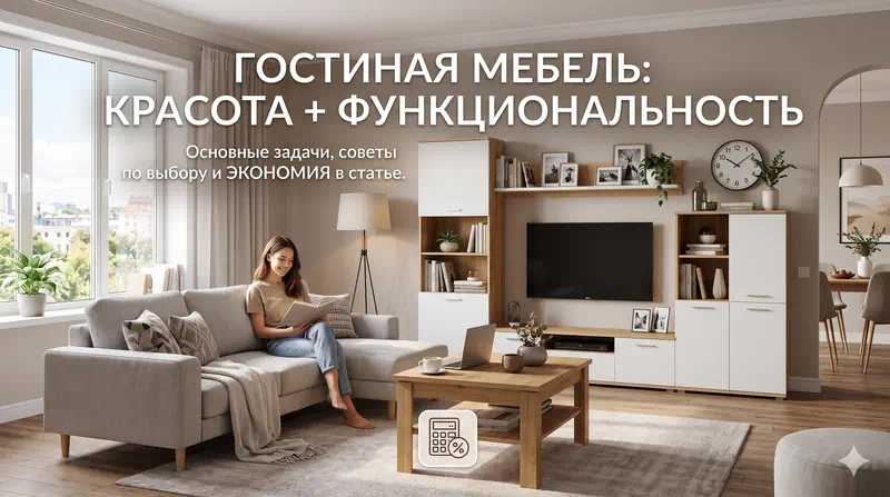Гостиная мебель: функциональность и комфорт для вашего дома