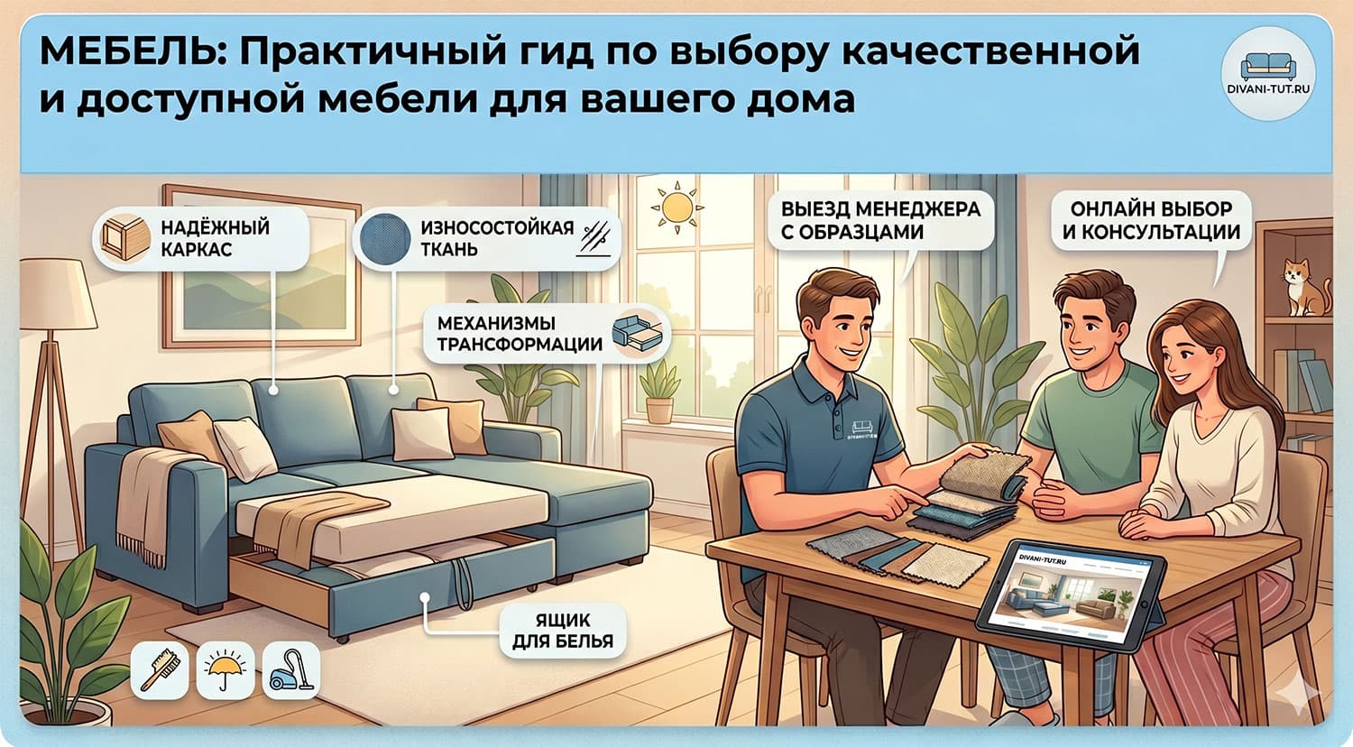 Мебель: Практичный гид по выбору качественной и доступной мебели для вашего дома